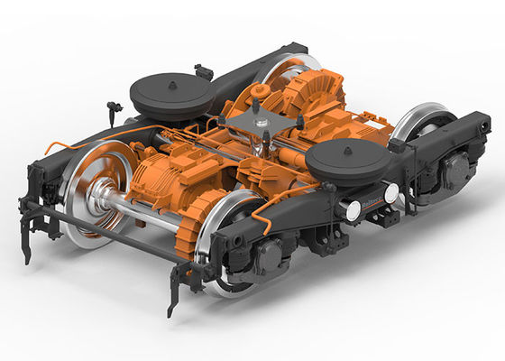 Base de rodas 2200mm Trilha Ferroviária, Trilha Metro de dois eixos RTHZ14