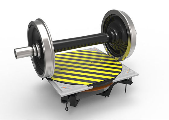 ট্রেন / লোকোমোটিভের জন্য বৈদ্যুতিক রেলওয়ে হুইলেট টার্নটেবল 1425×1425×550 মিমি