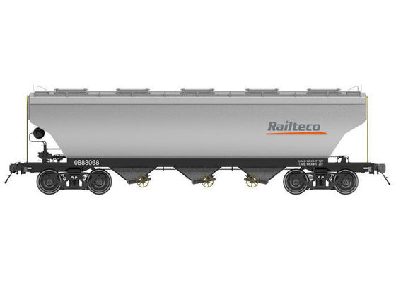 รถไฟฟ้า Hopper Wagon โกจีท่อ เหมาะสําหรับขนส่งสินค้าจํานวนมาก รถไฟฟ้า Grain Hopper Wagon