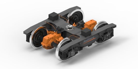 Veicolo di pulizia di gallerie a 85 km/h Bogie con telaio in un pezzo saldato