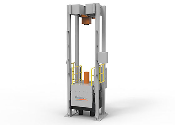 600kN Equipo de taller ferroviario máquina de montaje de engranajes de toros