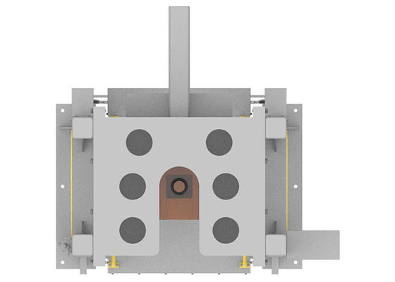 600kN Equipo de taller ferroviario máquina de montaje de engranajes de toros