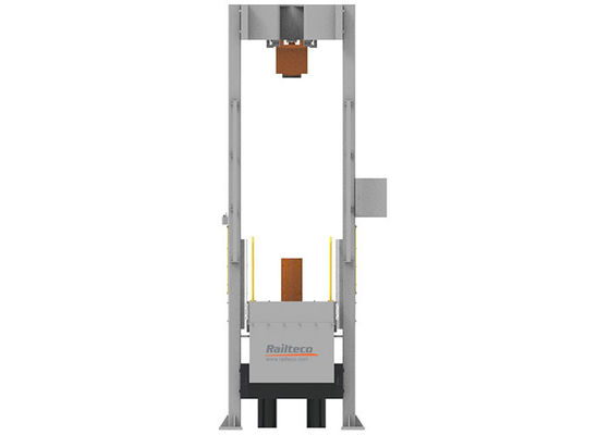 600kN Equipo de taller ferroviario máquina de montaje de engranajes de toros