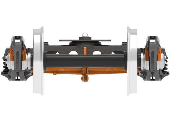 1000mm 스피드 철도 4 휠 보기 미터 스피드 Ø724mm 지름 바퀴