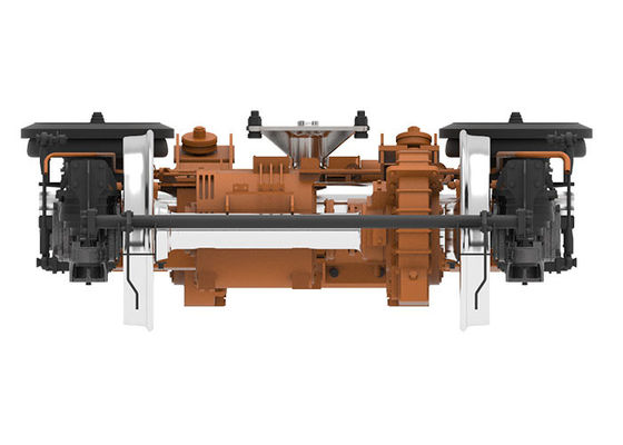 Base de rodas 2200mm Trilha Ferroviária, Trilha Metro de dois eixos RTHZ14