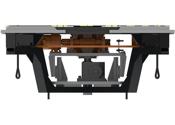 ট্রেন / লোকোমোটিভের জন্য বৈদ্যুতিক রেলওয়ে হুইলেট টার্নটেবল 1425×1425×550 মিমি