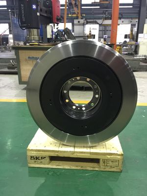 Rodas elásticas de aço para trilhos Redução de ruído Rodas resistentes AAR / TSI / IRIS Standard