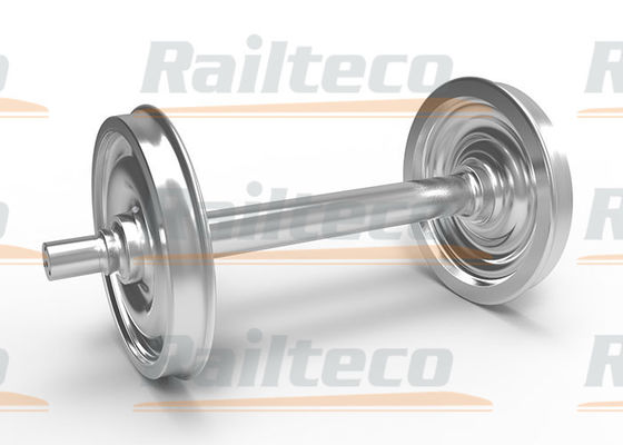 Schmiede Stahl Bahnradset BA004 Hohe Zuverlässigkeit mit TSI-Zertifizierung