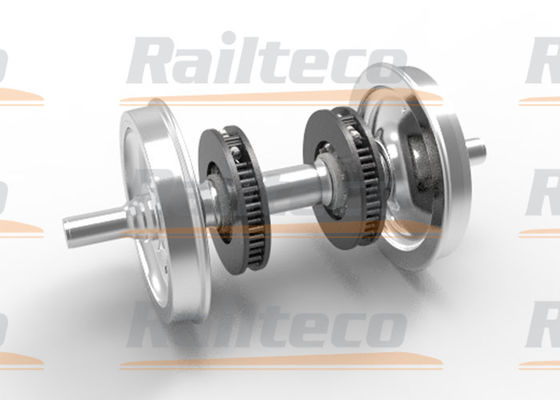 좁은 구간 철도 휠 세트 838mm EA1N 축 TB / AAR 표준