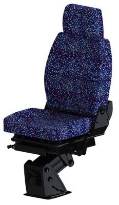 조정 가능한 헤드레스트 높이 철도 열차 운전석 590mm × 620mm × 1285mm