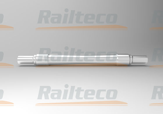 25T Carga de Eixo Trem Ferroviário Ancho de Eixo 1435mm Confiável AAR / GOST / TSI Standard