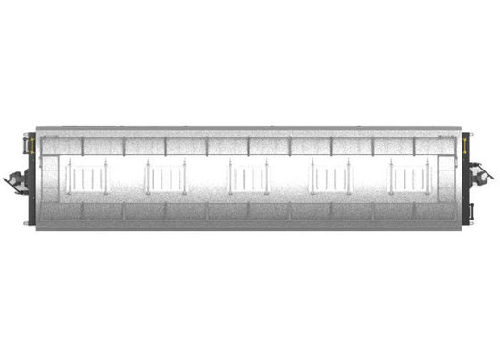 รถไฟฟ้า Hopper Wagon โกจีท่อ เหมาะสําหรับขนส่งสินค้าจํานวนมาก รถไฟฟ้า Grain Hopper Wagon