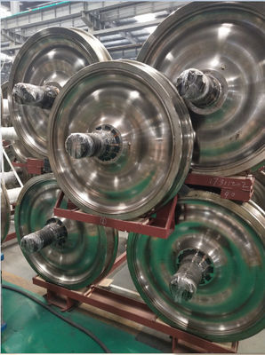 مجموعة عجلات السكك الحديدية 1000 ملم مجموعات عجلات لجميع عجلات و محاور عربات السكك الحديدية