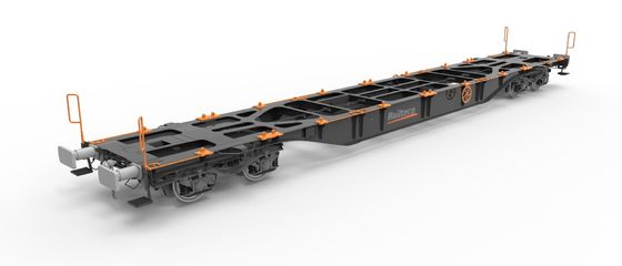 Sgnss60' 70t полезная нагрузка Плоская железнодорожная вагоновая ТСОС EN стандарт UIC